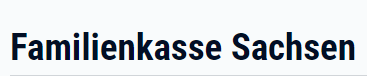 Familienkasse Sachsen